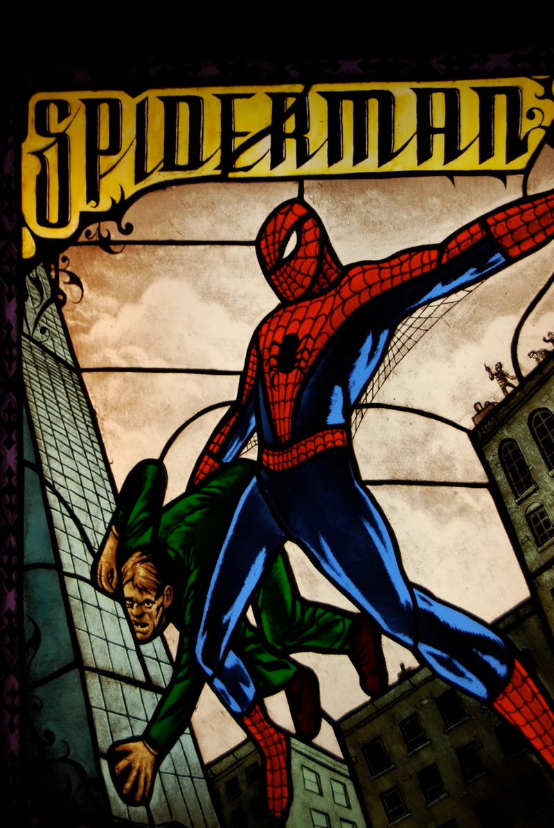 Illustration for article titled Trippy Re-Interpretations of Stan Lee's Comic Book Characters at Art Show